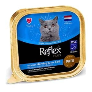 REFLEX PLUS PATE RİNGA&MORİNA BALIK YET.KEDİ 85 GR