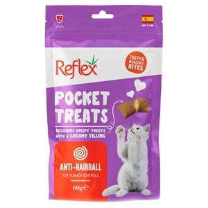 REFLEX POCKET TREATS HAİRBALL CONTROL 60 GR