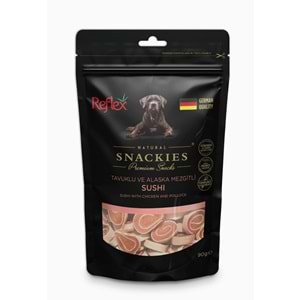 REFLEX SNACKIES TAVUKLU VE BALIKLI SUSHI 90GR