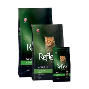 REFLEX PLUS TAVUKLU YETİŞKİN KEDİ M. 1,5KG