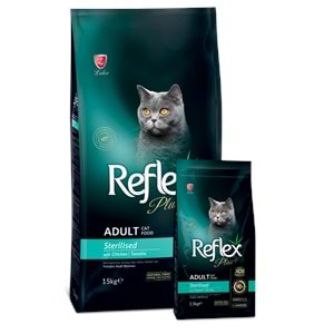 REFLEX PLUS ADULT CAT STERILISED CHICKEN 15 KG