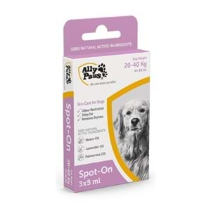 ALLY PAWS SPOT ON 20/40 KÖPEK ENSE DAMLASI 3X5 ML