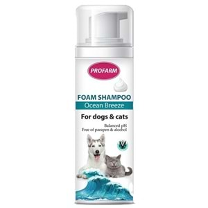 PROFARM KEDİ VE KÖPEK OKYANUS ESİNTİLİ KÖPÜK ŞAMPUAN 150 ML