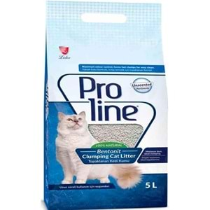 PROLİNE KOKUSUZ KEDİ KUMU 5 LT