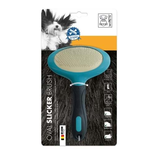 M PETS KÖPEKLER İÇİN İNCE TELLİ OVAL FIRÇA (L)