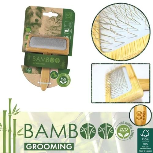 MPETS BAMBOO İNCE TELLİ FIRÇA (M)