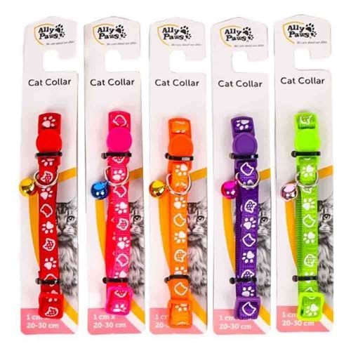 ALLY PAWS CAT COLLAR WİTH BELL 1CMX20-30CM