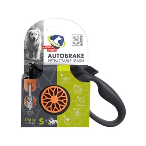 MPETS AUTOBRAKE OTOMATİK GEZDİRME ŞERİT 5MT/ORANGE (S)