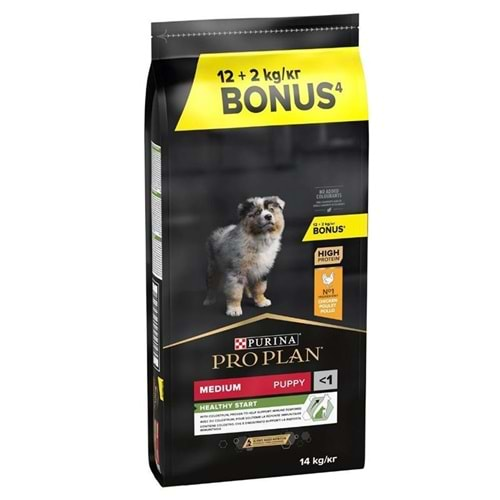 PROPLAN KÖP.PUPPY MEDIUM TAVUKLU 12+2KG