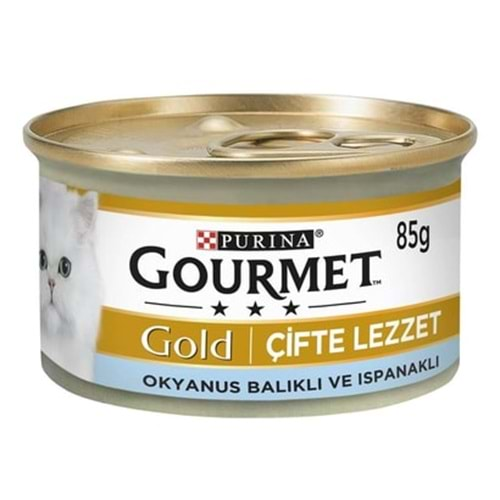 GOURMET GOLD ÇİFTE LEZZET@OKY.BALIK ISPANAK 85 GR