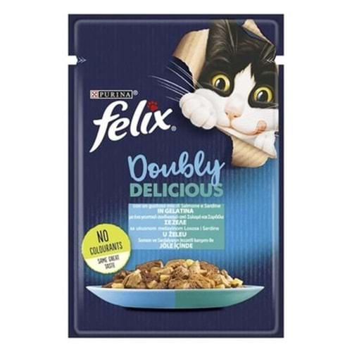 FELİX ÇİFTE LEZZET SOMON SARDALYALI POUCH 85GR