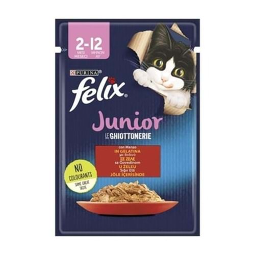 FELİX YAVRU SIĞIR ETLİ POUCH 85GR