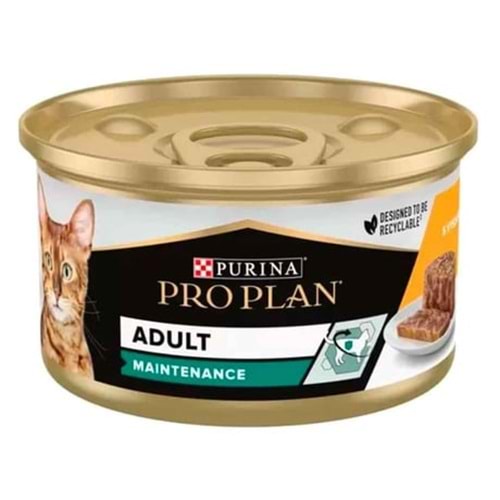 PROPLAN ADULT TAVUKLU KONSERVE KEDİ MAMASI 85GR