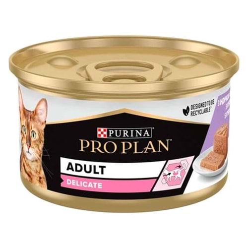 PROPLAN DELİCATE HİNDİLİ KEDİ KONSERVE 85GR