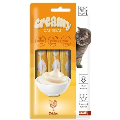 MPETS CREAMY TAVUKLU KEDİ ÖDÜLÜ 4*15GR