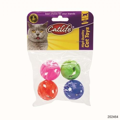 CATLİFE ZİLLİ KEDİ OYUNCAĞI 4LÜ PAKET