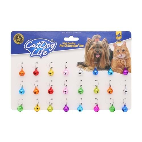 CAT&DOGLİFE KEDİ ve KÖPEKLER İÇİN RENKLİ ZİL 16MM