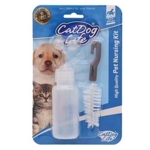 CAT/DOGLİFE YAVRU KEDİ KÖPEK BİBERON SETİ 60ML