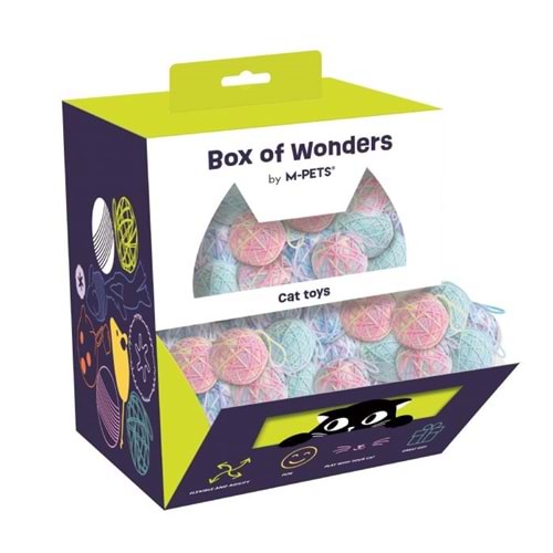 M-PETS WONDERS THREAD BALL KEDİ OYUNCAĞI DISPLAY