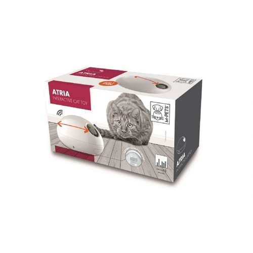 M-PETS ATRIA İNTERAKTİF KEDİ OYUNCAĞI WHİTE