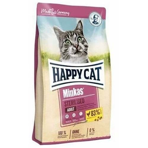 HAPPY CAT MİNKAS STERİLİSED GEFLÜGEL 10KG