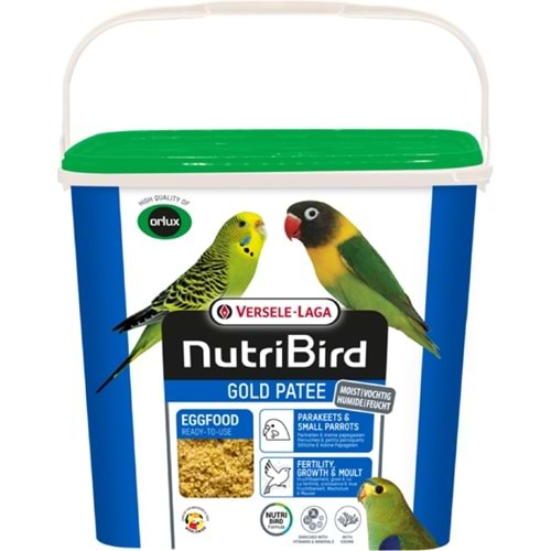 Versele Laga Nutribird Gold Patee Ballı Yumurtalı Muhabbet Kuşu Maması 5 Kg (Yeşil )