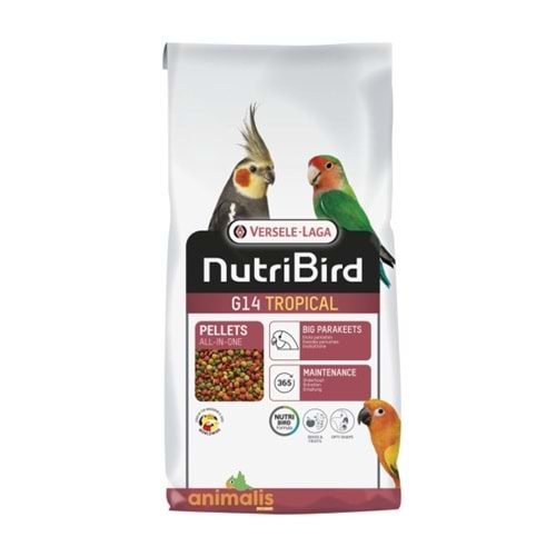 VL NUTRIBIRD G14 TROPICAL PARAKET PELET YEM 10 KG