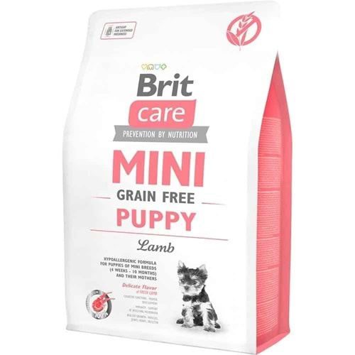 BRIT CARE MINI G-F PUPPY LAMB 2 KG