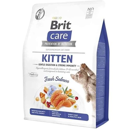 BRIT CARE CAT G-F KITTEN GENTLE DIG&STRONG IM 7 KG