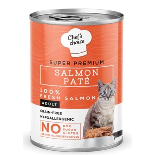 NEW CHEFS CHOICE SALMON PATE FOR CAT 400 GR