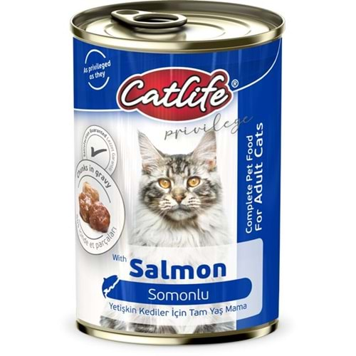 CATLİFE SOMONLU KEDİ KONS.400 GR