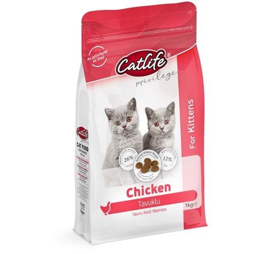 Catlife Tavuklu Yavru Kedi Maması 1Kg