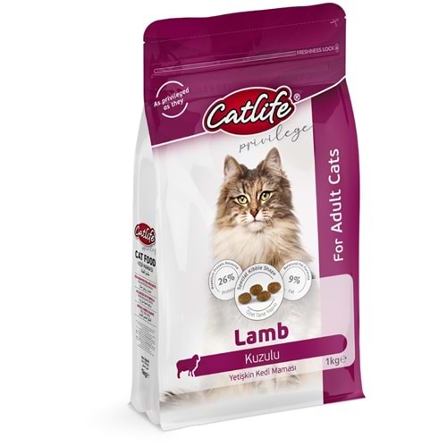 Catlife Kuzulu Yetişkin Kedi Maması 1Kg