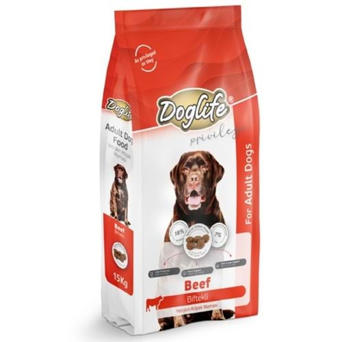 DOGLİFE BİFTEKLİ YETİŞKİN KÖPEK MAMASI 15KG