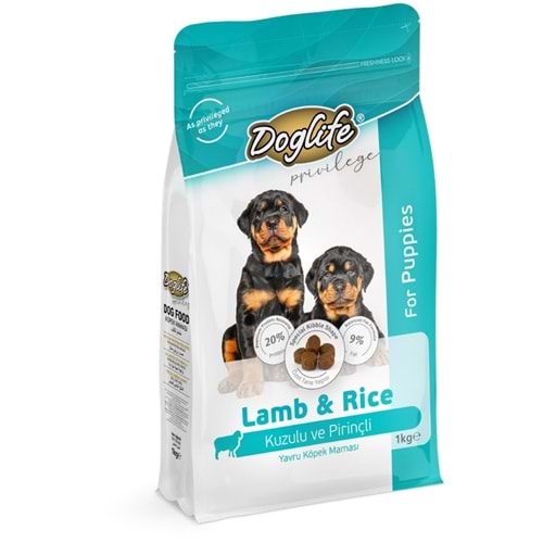 Doglife Kuzulu Yavru Köpek Maması 1 Kg