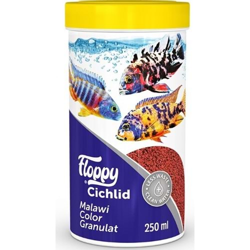 FLOPPY CICLID MALAWI COLOR GRANULAT 250ML