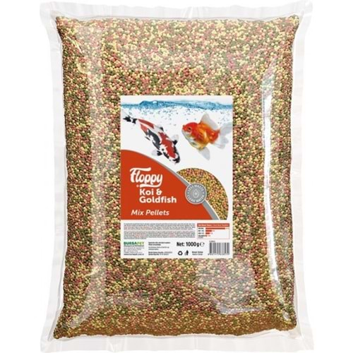 FLOPPY KOI&GOLDFISH MIX PELLETS 1KG