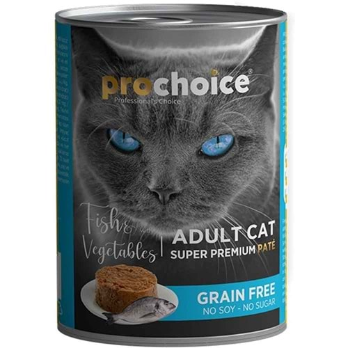 PROCHOICE ADULT CAT FISH&VEGETABLES 400 GR PATE