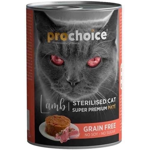 PROCHOICE LAMB FOR STERIL. ADULT CAT 400 GR PATE