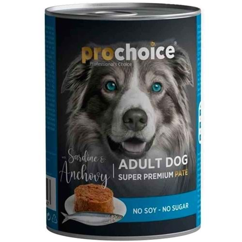 PROCHOICE ADULT DOG SARDINES&ANCHOVY 400 GR PATE