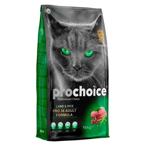 PROCHOICE CAT PRO 36 LAMB & RICE 15 KG