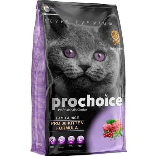 PROCHOICE CAT PRO 38 KITTEN LAMB & RICE 15 KG