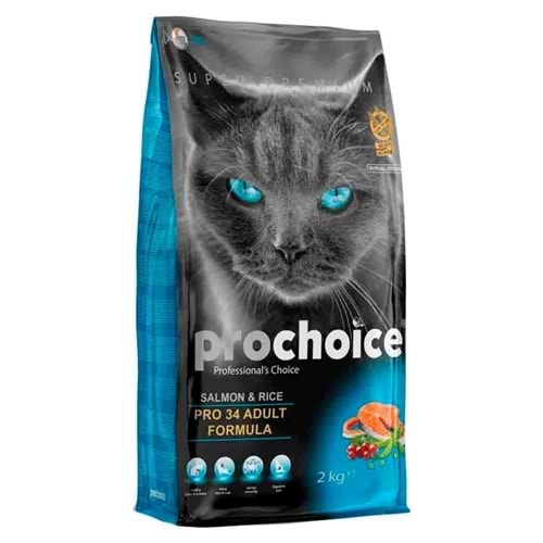 PROCHOICE CAT PRO 34 ADULT SALMON & RICE 2 KG