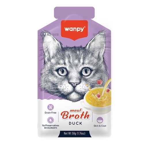 WANPY KEDİLER İÇİN ÖRDEK ETİ ÇORBASI 50GR