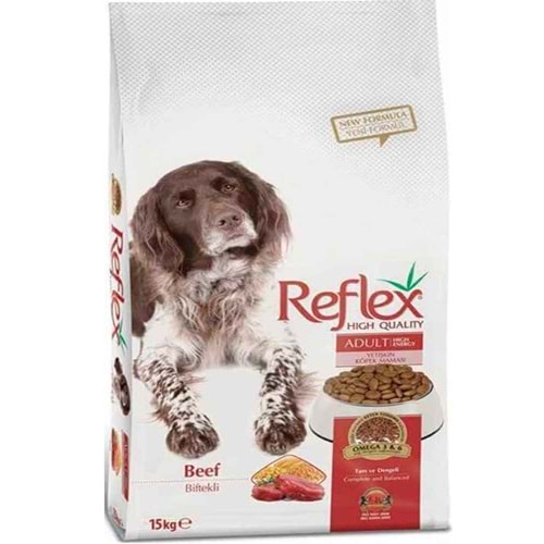 REFLEX HIGH ENERGY BİFTEKLİ YET.KÖPEK M.15KG