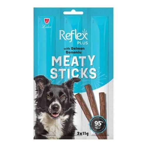 Reflex Plus Somonlu Köpek Ödül Çubuğu 3*11 Gr