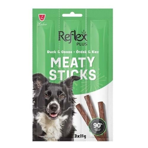 Reflex Plus Ördek ve Kaz Etli Köpek Ödül Çubuğu 3*11 Gr