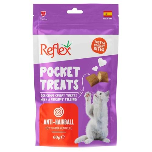 REFLEX POCKET TREATS HAİRBALL CONTROL 60 GR