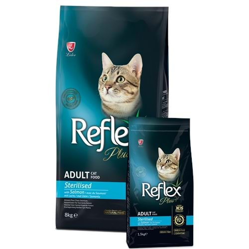 REFLEX PLUS SOMONLU KISIR YETİŞKİN KEDİ MAMASI 8KG