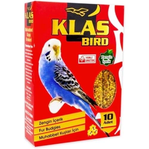 Klas Bird Muhabbet Kuşu Ballı Kraker 10'lu